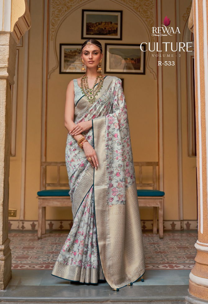 Rewaa Culture 2 Heavy Festive Wear Wholesale Saree Collection 